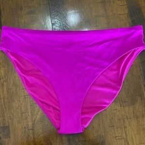 High Leg Mid Rise Bikini Bottoms